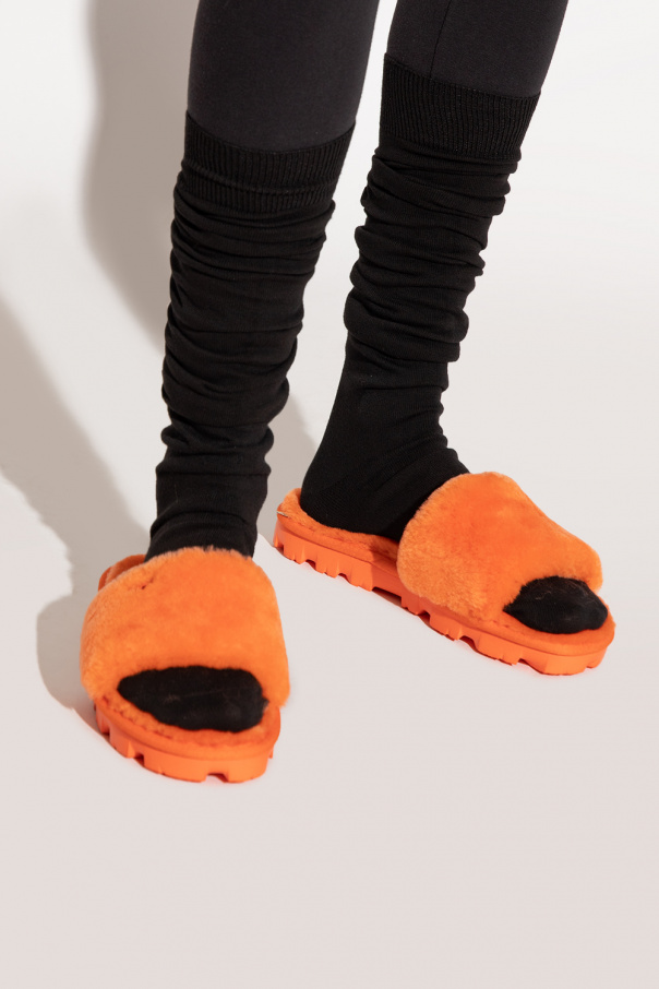 Orange fluffy online sliders